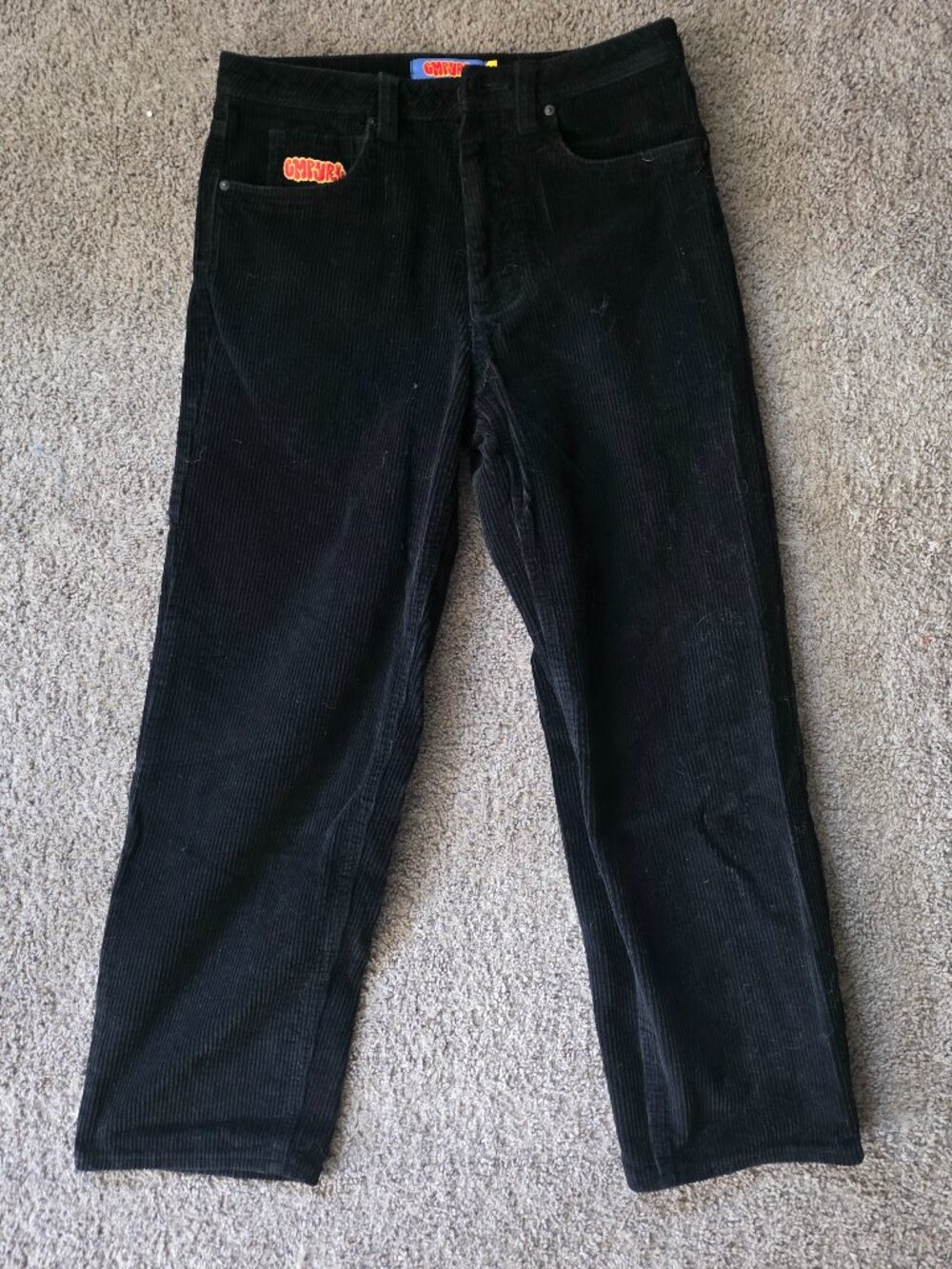 Empyre corduroy pants black